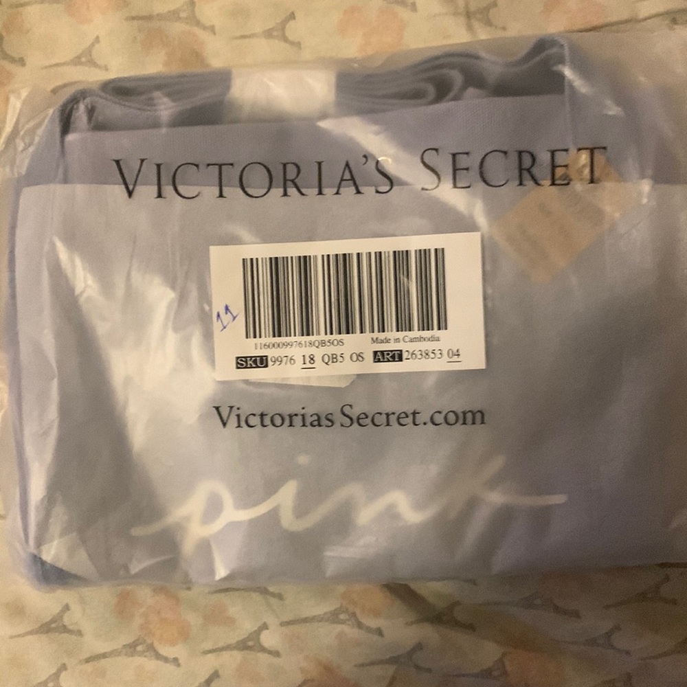 VS PINK Canvas Tote Purse